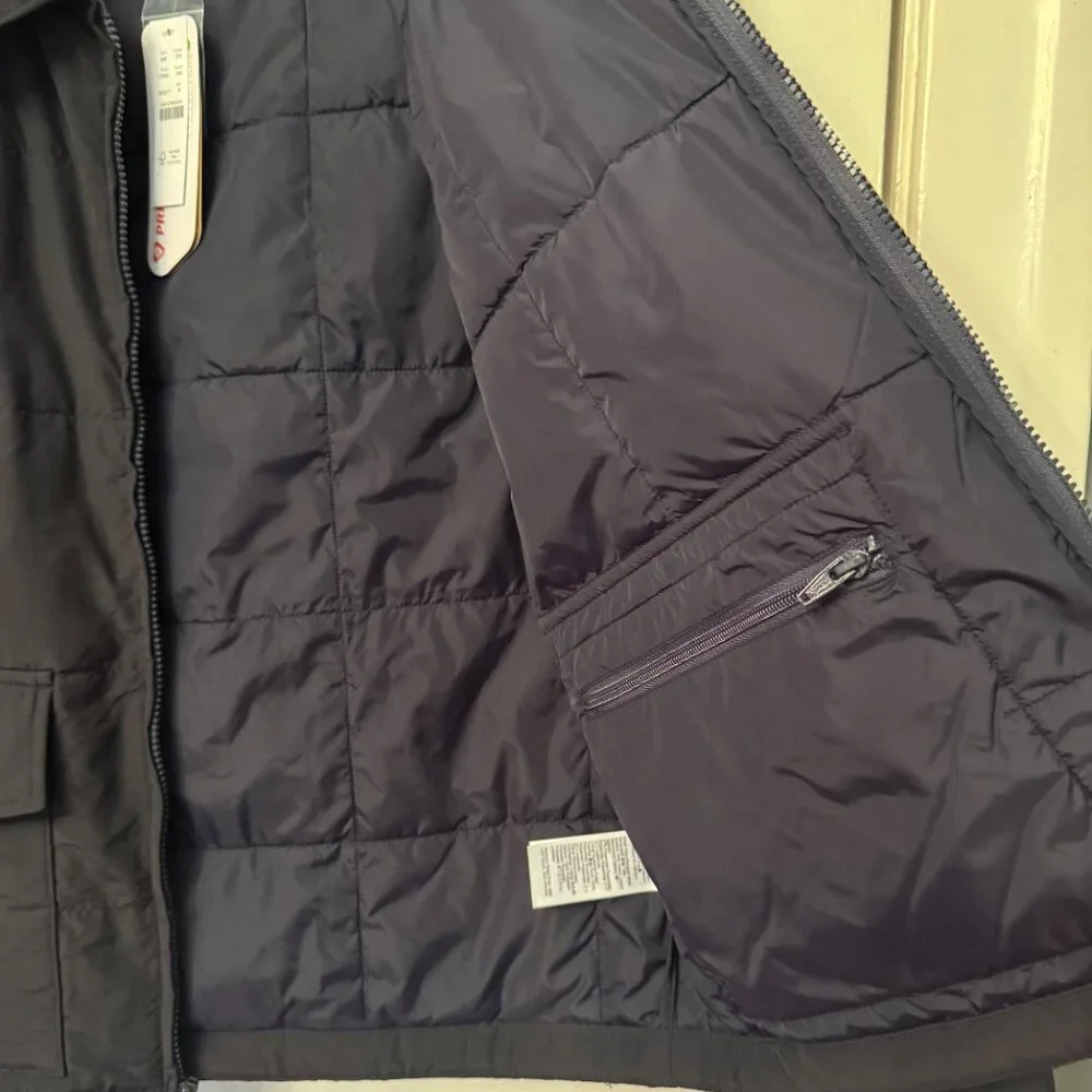 J. Crew Box-quilt insulated jacket with PrimaLoft * Navy Ink * Medium - Picture 5 of 7